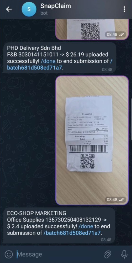 Snap Claim Expense Management